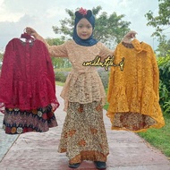 KEBAYA BUDAK PEREMPUAN KURUNG BATIK PEPLUM MODEN BAJU TIDUR BLOUSE LACE VIRAL ORGANZA GAUN DEWASA KA