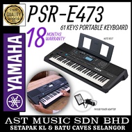 Yamaha PSR-E473 61 keys Portable Keyboard with Adaptor / PSRE473