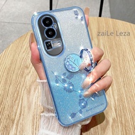 OPPO Reno 10 PRO+ Rene10 Pro Plus 5G Case with Holder Bling OPPO Reno 10 PRO 5G Case OPPO Reno 10 5G Phone Case Luxury Aesthetic Shockproof Thickened Air Cushion Anti-Fall Casing