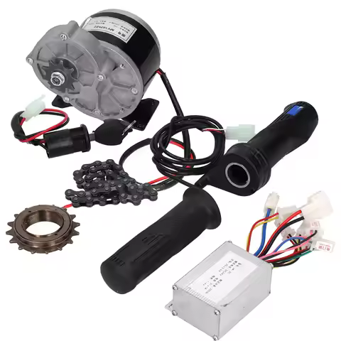 24V 250W MY1025Z2 DIY Brush Motor Set Electric Conversion Kit for Electric Bicycle Scooter