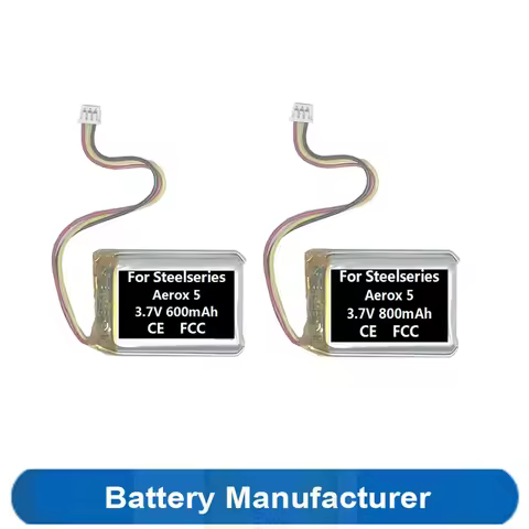 600mAh 800mAh M-00025 Battery For Steelseries Aerox 5 Aerox5 Wireless Gaming Mouse