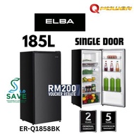 [SEDA&NUR ] Elba 185L Single Door Fridge Refrigerator Peti Sejuk 1 Pintu ER-Q1858-BK