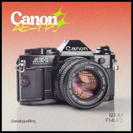 #Pre-owned# Kamera Analog Canon AE-1 AE1 Program kit 50mm f1.4 New FD