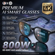 4K HD Camera Glasses Photochromic Multifunctional AI Smart Glasses Bluetooth Calling Photo Video Cha