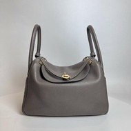 HERMES X刻灰金LINDY 30包