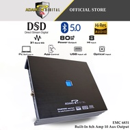 Adams Digital DSP 6 In 10 Out 8 Channel Built in Amplifier 31 Band EQ DSD Processor Hi-Res Plug n Pl