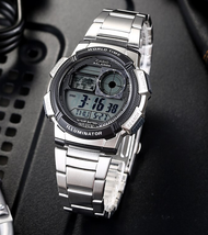 นาฬิกา Casio รุ่น AE-1000WD-1A นาฬิกาข้อมือผู้ชาย สายแสตนเลส แบตเตอรี่ 10ปี - มั่นใจ ของแท้ รับประกันสินค้า1 ปีเต็ม