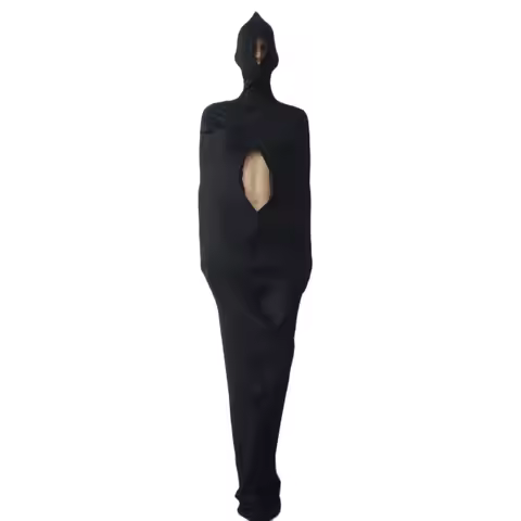 Unisex Mummy Suit black Spandex Mummy Suit Outfit Costumes Unisex Sleeping Bag With Internal Arm Sle