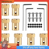 [In Stock]8PCS 5mm to 12mm Brass Combiner Wheel Hub Hex Adapter for  D12 C14 C24 B14 B24 B16 B36 MN 