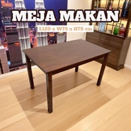 ❤️familystar2u - 2.5x4 120x75cm Dining Table MDF for 4 seater Study Table Office Table Meja Makan 4 