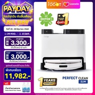 Mister Robot หุ่นยนต์ดูดฝุ่น ถูพื้น มีระบบซักผ้าอัตโนมัติ รุ่น Perfect Clean Slim แถมฟรี! น้ำยาทำควา
