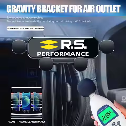Car Phone Holder Stand Dashboard Support Clip Mount GPS Bracket For Renault Symbol Clio 3 4 Sparco D