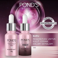 Paket Serum Wajah Day + Night Ponds Bright Miracle Ultimate Clarity 14gr - Ponds Hemat Glowing Trave
