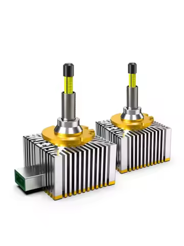 Carolyn 2PCS LED D1S D2S D3S D4S car headlight head 360 ° no dark led light D1R D2R D3R D4R car modi