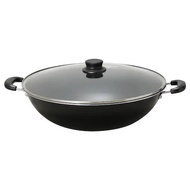 Tolerant Wok and glass cover Wok with lid, 40 cm