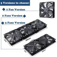 EASYDEALS CIXIKEJI Cooling Fan Chassis Cabinet 2700RPM 100-240V EU with Knob - CX12025B12H