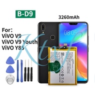 Battery For B-D9 Vivo V9 V9 Youth Y85 V96GB 1851 Z1 V1801A0 Mobile Phone Battery