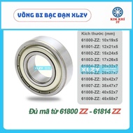 Thin round ball bearing 61800zz 61801zz 61802zz 61803zz 61804zz 61805zz - Genuine XLZY