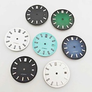 Watch Dial 30.5MM Sun Pattern Dial Shape Noodle Nail Green Luminous Modification Accessories 2813/82