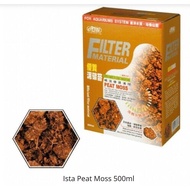 Peat moss Ista carbon and mud filter material for aquariums - Peat moss Ista