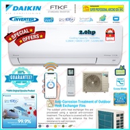 Save4.0 ((Pwp Installation)) Daikin 2.0hp R32 Standard Inverter Aircond FTKF Series FTKF50CV1MF &amp; RKF50CV1M(WiFi) 2.0hp Inverter Wall Mounted Air Conditioner ((Smart Control)) | 4 Star Energy Rating SAVE 4.0