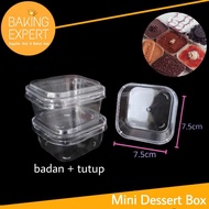 Pudding Jelly Cup CH7575 Mini Dessert Box Gelas Agar Ager 150ml kotak