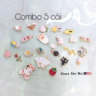 Stainless steel charms for earrings, pendants, and bracelets for women