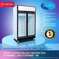 SNOW 2 Door Display Chiller LY1000BBC-HB/ LY1000BBC-HB (BLACK)/LY1500BBC-LY1500BBF