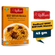 Radhuni Beef Biryani Masala (Radhuni Biryani Masala Daging) 45 GM