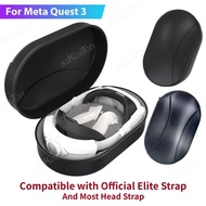 Storage Bag For Meta Quest 3 VR Headset Portable EVA Hard Shell Box Travel Protective Carrying Case for Meta Quest 3 Accessories