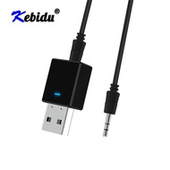 Kebidu Wireless Bluetooth Receiver Transmitter Adapter Mini Stereo Bluetooth 5.0 Audio AUX RCA USB 3