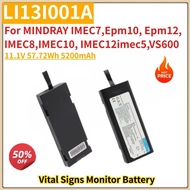 11.1V 5200mAh LI13I001A High Quality Battery for MINDRAY IMEC7,Epm10, Epm12,IMEC8,IMEC10,IMEC12imec5