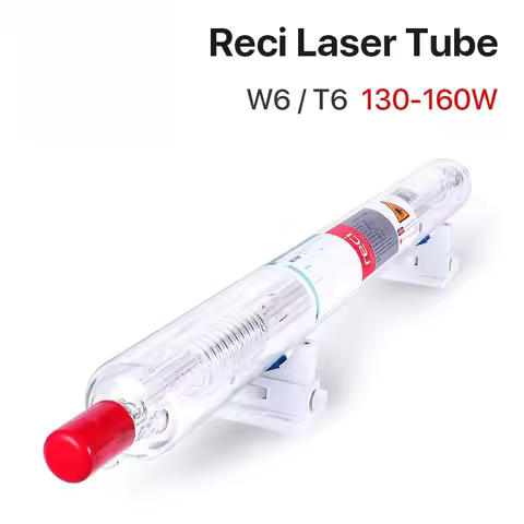 2026 Online Cloudray Reci W6/T6 130-160W CO2 Laser Tube Wooden Case Box Packing Dia. 80mm/65mm for C