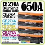 Compatible to H* 650A CE270A H*650A Color CP5525dn CP5225n CP5225xh M752dn M750n M750xh Laser ink