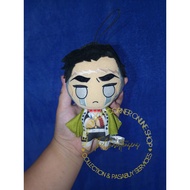 (DIRECT FROM JAPAN) THE CHRESTENSENS: KIMETSU NO YAIBA DEMONSLAYER GYOMEI HIMEJIMA KEYCHAIN PLUSHTOY