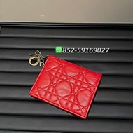 98新✨全港最平 ‼正品任驗 ‼🌈Dior Lady Dior Wallet S0178ONMJ Red 紅色💖可手拎👏現貨 支持陪驗 #女裝銀包 #包包 #hand bag #Wallet #Lux