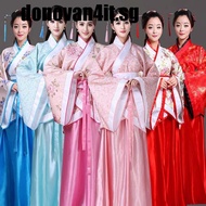 DONOVAN4IT Chinese Hanfu Skirt, Stage Costumes Performance Cosplay Dress Chinese Ancient Dress, Flow