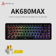 AJAZZ AK680max Magnetic Switch Wireless Three Mode Mechanical Keyboard Side Engraved Wired Bluetooth
