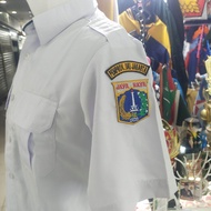 KEMEJA PDH PUTIH PNS DKI P3K LENGAN PENDEK KEMEJA PNS DKI