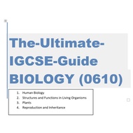 (PDF) The Ultimate Guide to IGCSE Biology (0610) - By Experienced Teacher