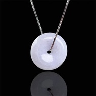 【願‧平安】紫羅蘭翡翠平安扣項鍊 | 天然緬甸玉A貨翡翠 | 送禮