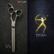 กรรไกรตัดผม Titan P3740 กรรไกรฟัน ยาว 7 นิ้ว