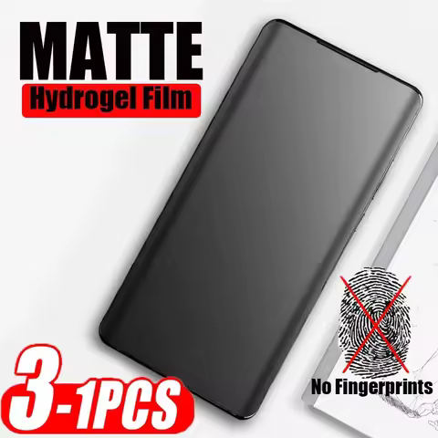 1-3PCS Full Cover Matte Hydrogel Film For Sony Xperia 1 10 VI 5 1 V Screen Protector For Sony Xperia