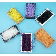 Lafite grass/ Shredded paper/ box and filler/ drawer box filler/ color papers filler/ kertas warna D