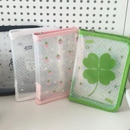 A6 Cute PP Zipper File Folder Stationery Storage Document Bag | Beg Fail Zip A6 | A6拉链文件袋