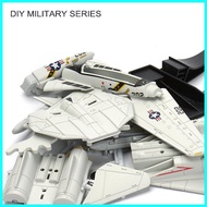1:72 Scale F-14 Tomcat Fighter Jet Model - White & Black ABS Plastic Aircraft With Detailed Design 1