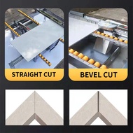 Dust-free Tiles Chamfering Machine 2380W Stainless Steel Desktop Bevel 45 Degree Angle High Precisio