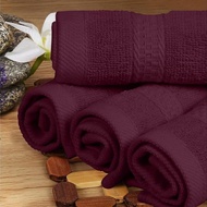 EURO Towels 8 Piece Premium Towel Set, 2 Bath, 2 Hand, and 4 Face towel, 100% Ring Spun Cotton