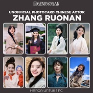 [CHIESE ACTOR] ZHANG RUONAN FANMADE PHOTOCARD