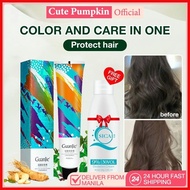 ☼ INS No Bleach Hazelnut Ash Brown Hair Color Without Bleaching Hair Color Dye Cream 95ml